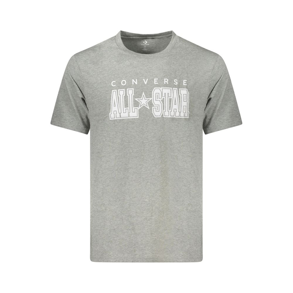 Converse Graues Baumwoll-T-Shirt für Herren