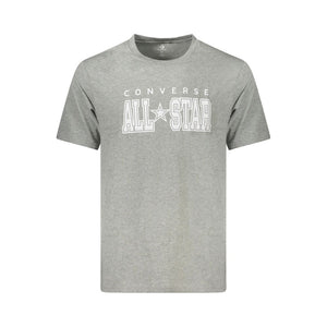 Converse Graues Baumwoll-T-Shirt für Herren