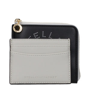 Stella McCartney Schwarzes Leder Portemonnaie