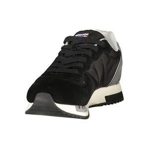 Blauer Schwarze Sportschuhe aus Polyester