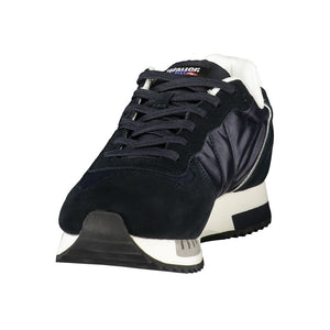 Blauer Sneaker aus Polyurethan für Herren