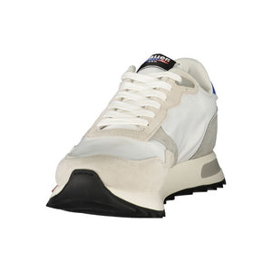 Blauer Weiße Herren-Sneaker aus Polyester