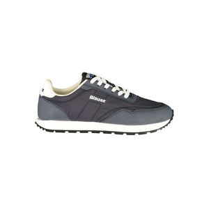 Blauer Herren-Sneaker aus Polyester