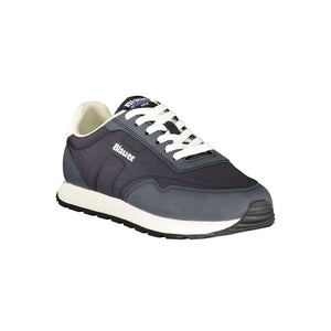 Blauer Herren-Sneaker aus Polyester