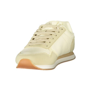 U.S. POLO ASSN. Damen-Sneaker aus beigem Polyurethan