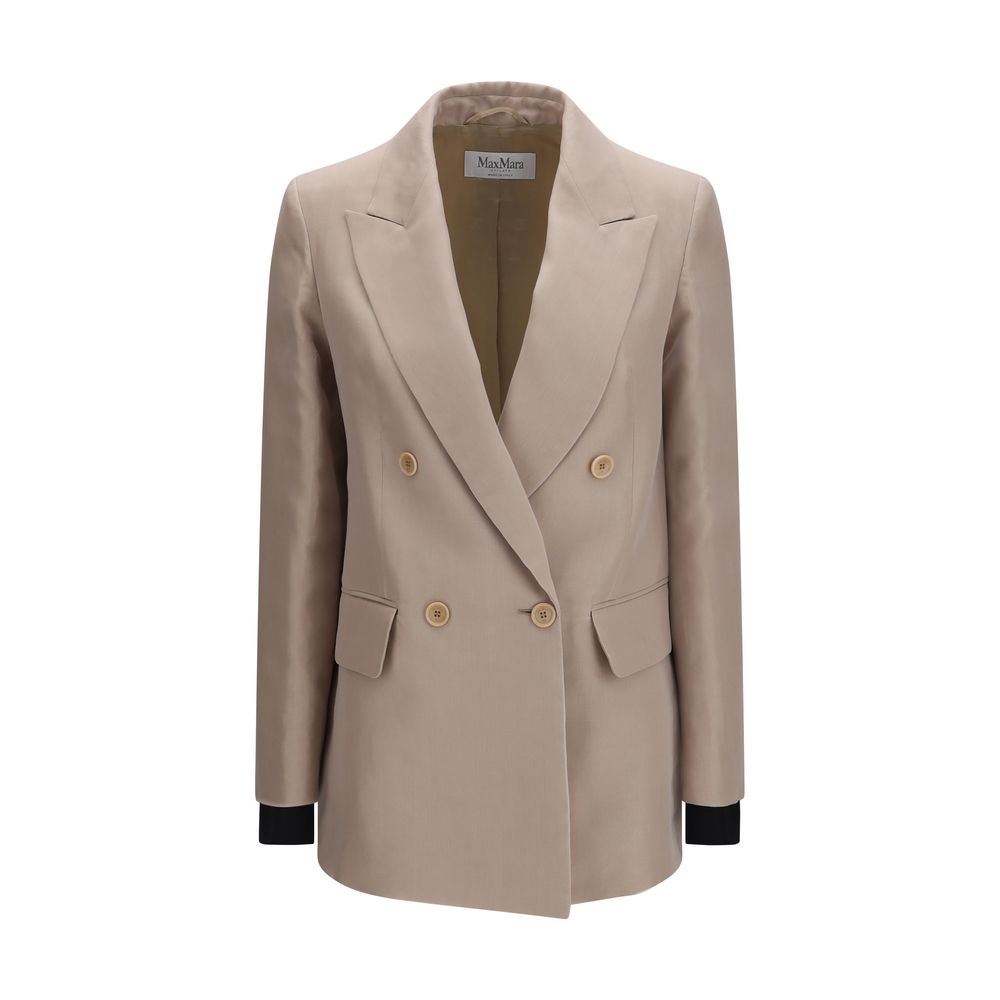 Max Mara Beige Seidenkleidung