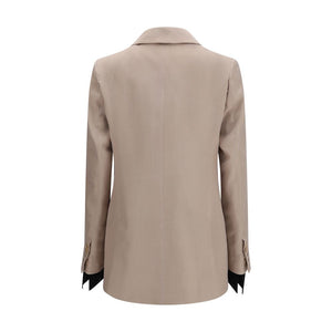 Max Mara Beige Seidenkleidung