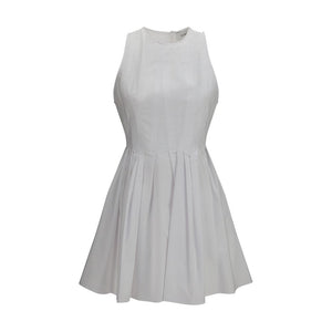 Max Mara Weißes Baumwoll-Freizeitkleid