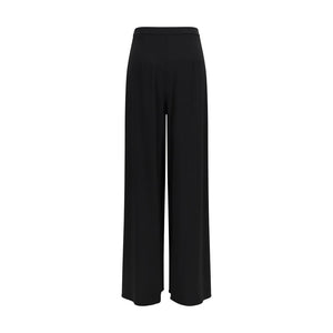Max Mara Pure Schwarze Freizeithose aus Viskose