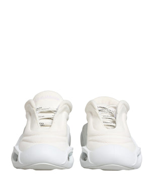 Dolce & Gabbana Weiße Slip-On Wave Low-Top Sneaker Schuhe