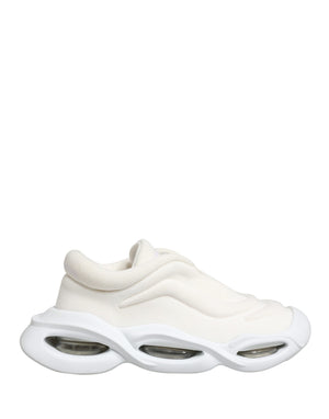 Dolce & Gabbana Weiße Slip-On Wave Low-Top Sneaker Schuhe