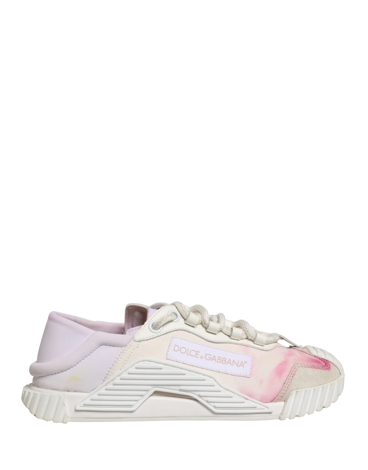 Dolce & Gabbana Weiß NS1 Lace Up Low Top Turnschuhe Schuhe