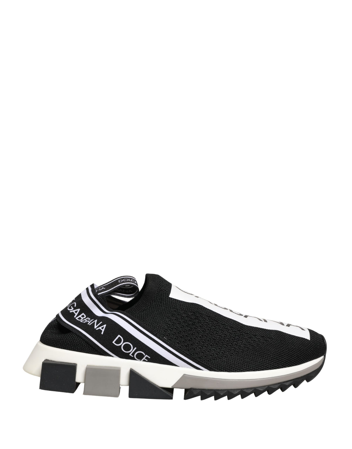 Dolce & Gabbana Schwarz Sorrento Slip On Low Top Sneakers Schuhe