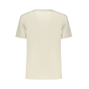 Calvin Klein Graues Baumwoll-T-Shirt für Damen