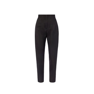 Alaïa Schwarze Zigarettenhose aus Elasthan