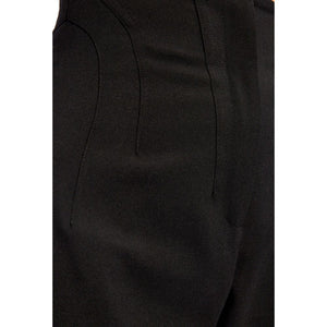 Alaïa Schwarze Zigarettenhose aus Elasthan