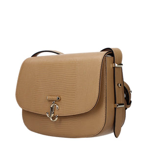 Jimmy Choo Braune Leder Umhängetasche