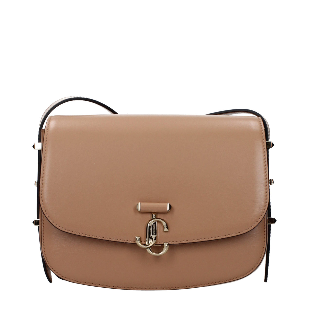 Jimmy Choo Braune Leder Umhängetasche