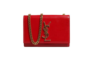 Saint Laurent Kate Rote Leder Umhängetasche