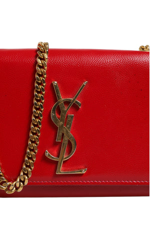 Saint Laurent Kate Rote Leder Umhängetasche