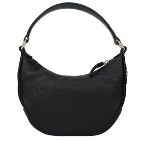 Jimmy Choo Schwarze Lederhandtasche
