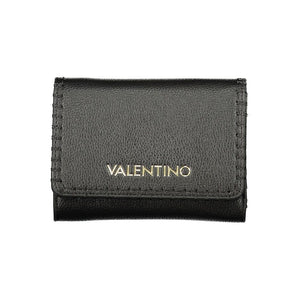 Mario Valentino Schwarze Damen Geldbörse aus Polyurethan