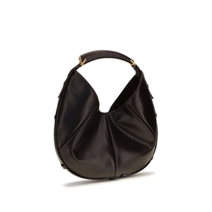 Saint Laurent Braune Kalbsleder Bos Taurus Schultertasche