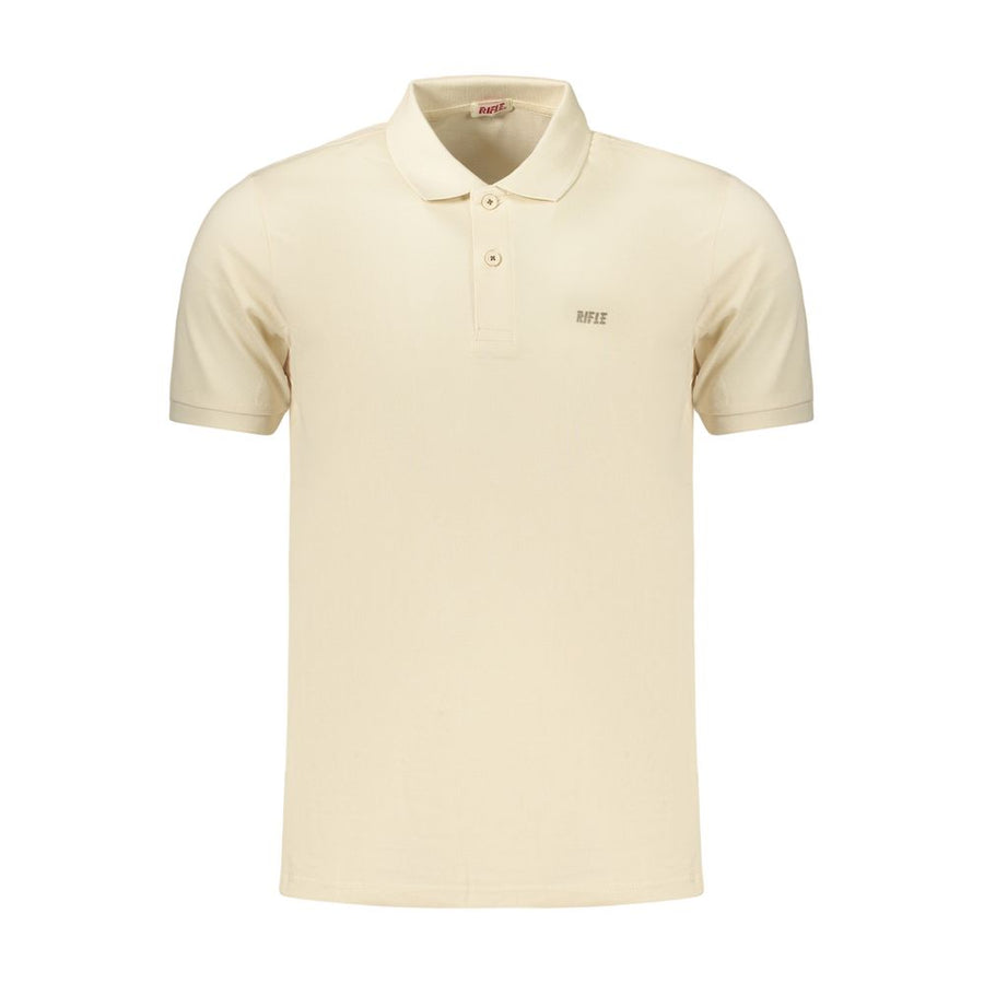 Rifle Beige Baumwoll-Poloshirt für Herren