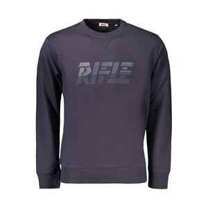 Rifle Blaues Baumwoll-Sweatshirt für Herren