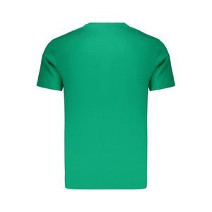 Green Cotton Men's T-Shirt
