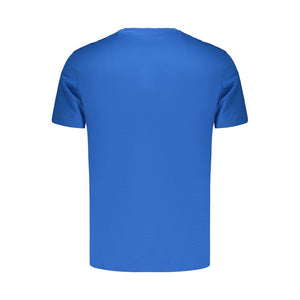 Blue Cotton Men's T-Shirt