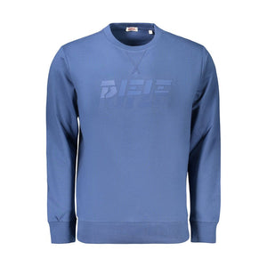 Rifle Blaues Baumwoll-Sweatshirt für Herren
