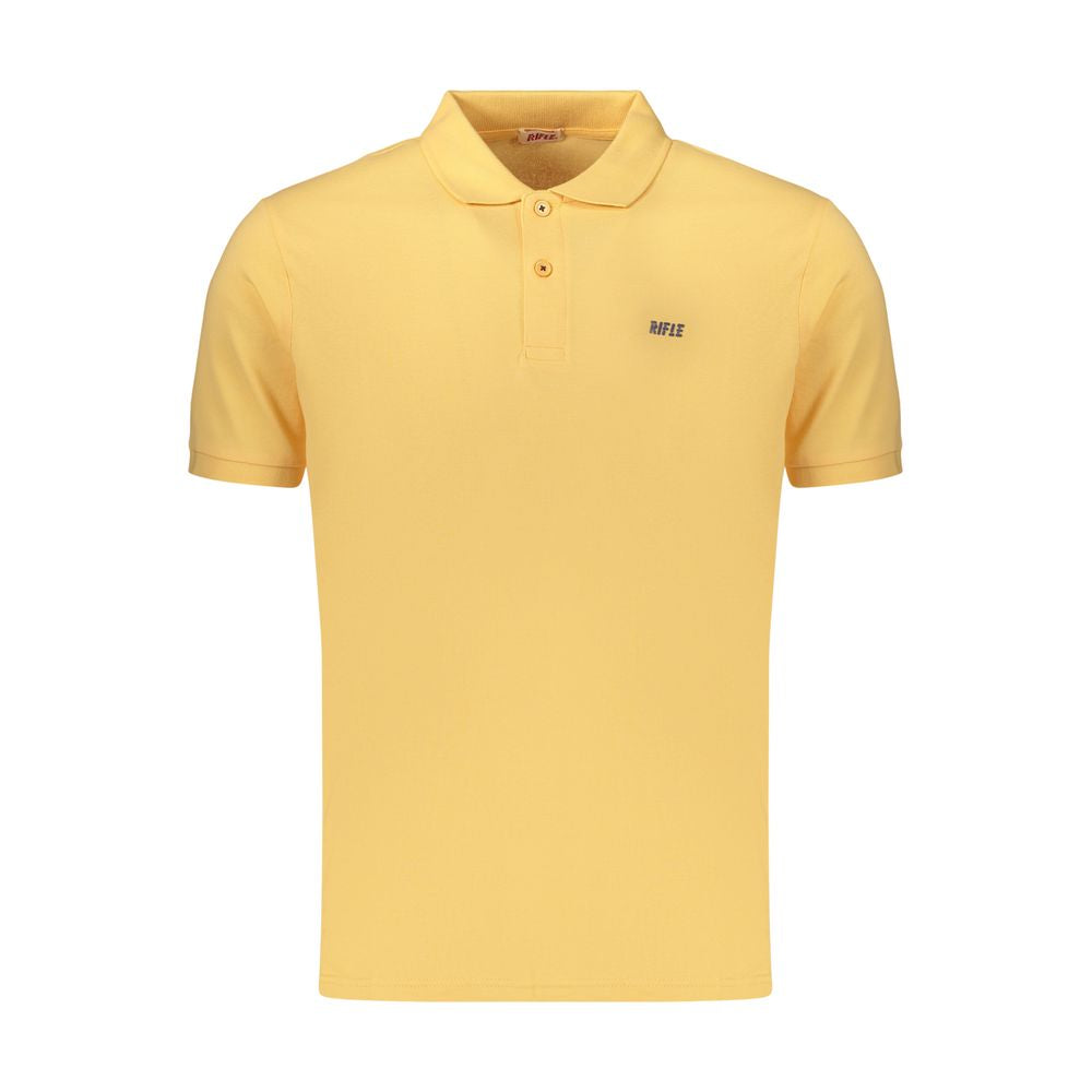 Rifle Herren-Poloshirt aus orangefarbener Baumwolle