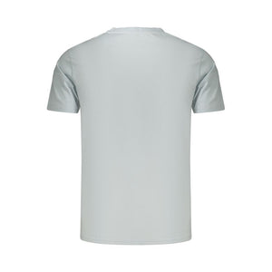 Rifle Hellblaues Herren-T-Shirt aus Baumwolle