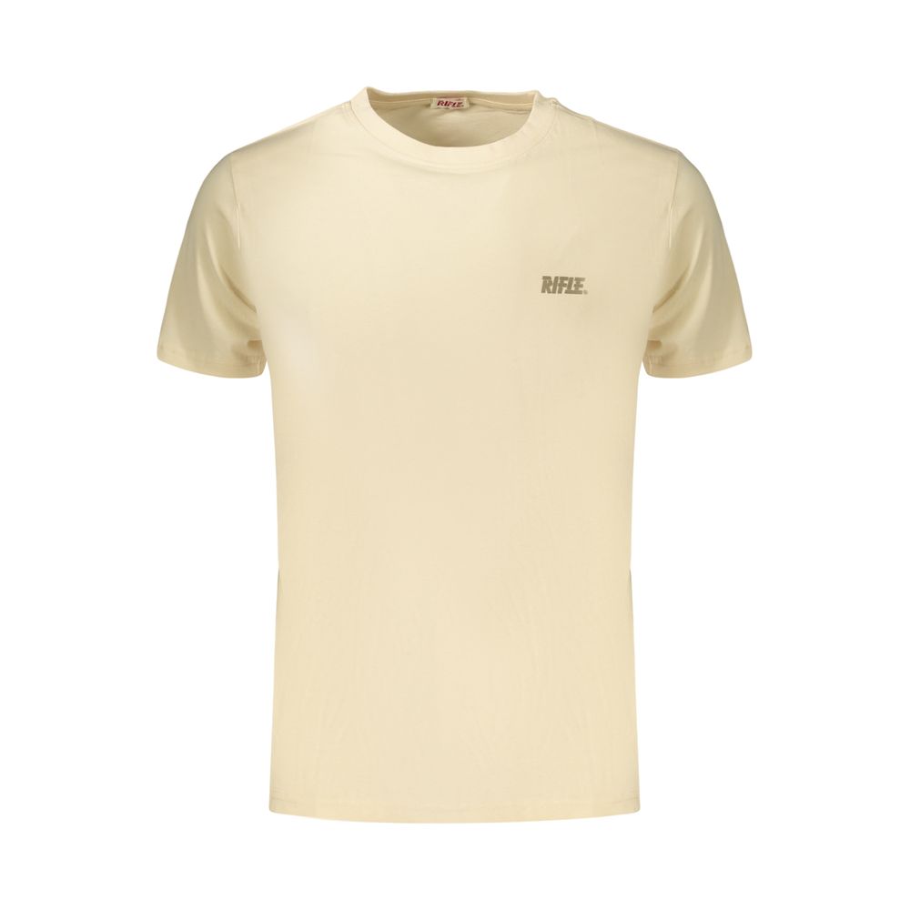 Rifle Beige Baumwoll-T-Shirt für Herren