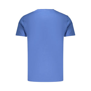 Rifle Baumwoll-T-Shirt in Blau