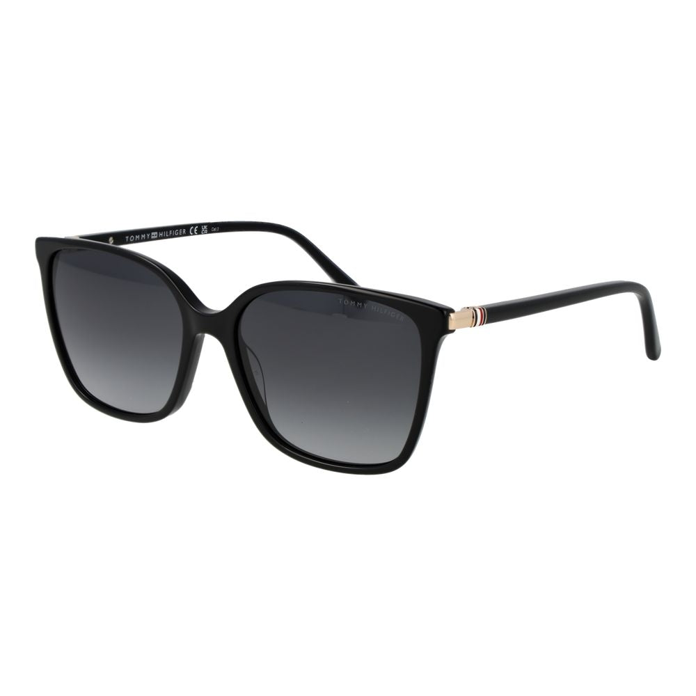 Tommy Hilfiger Schwarze Sonnenbrille aus Acetat