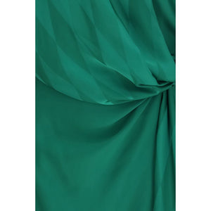 Versace Zweifarbige Polyester-Freizeitkleid