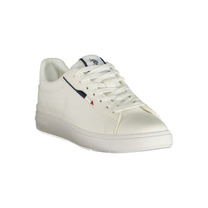 U.S. POLO ASSN. Weiße Damen-Sneaker aus Polyester