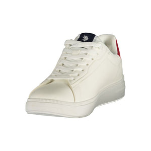 U.S. POLO ASSN. Herren-Sneaker aus weißem Polyurethan