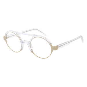 Andy Wolf Brille aus Goldmetall & Kunststoff (Fassung)