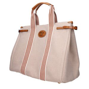 Valentino Garavani Beige Stoff-Handtasche