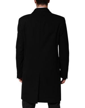 Dolce & Gabbana Schwarzer Blazer mit heraldischem Patch