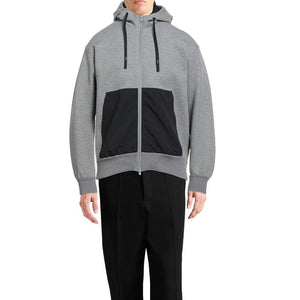 Herno Grauer Baumwollpullover