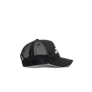 Herno Schwarze Baumwollkappe (Baseball Cap)