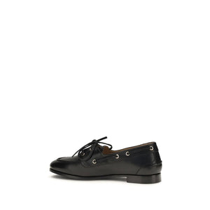 Bally Schwarze "Bos Taurus" Kalbsleder Loafer zum Hineinschlüpfen