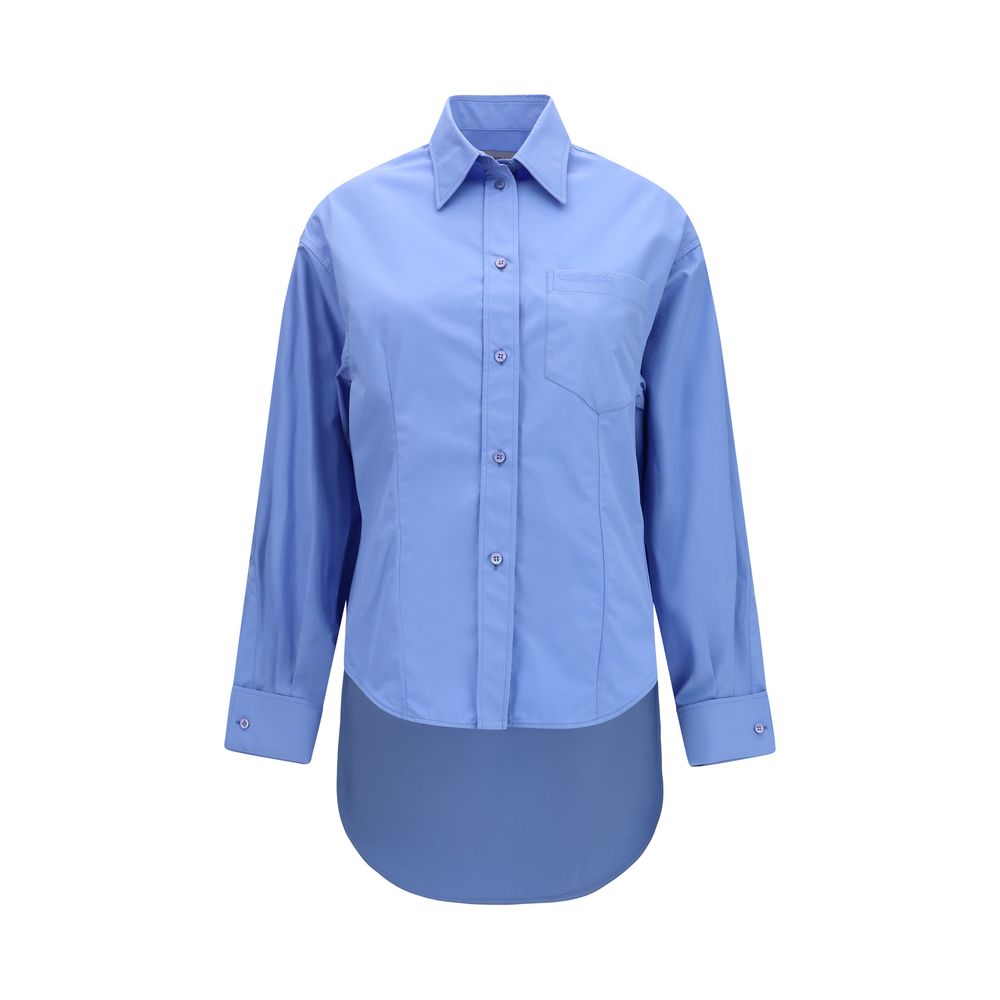 Balenciaga Blaues Baumwollhemd