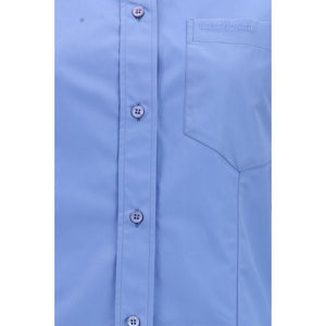Balenciaga Blaues Baumwollhemd