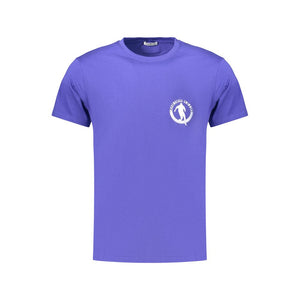 Bikkembergs Blaues Baumwoll-T-Shirt für Herren