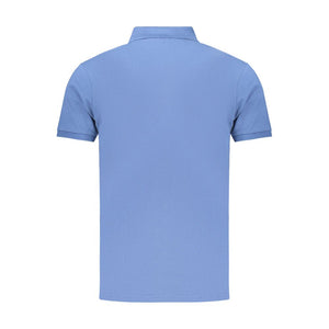 Coveri Moving Blaues Baumwoll-Poloshirt für Herren